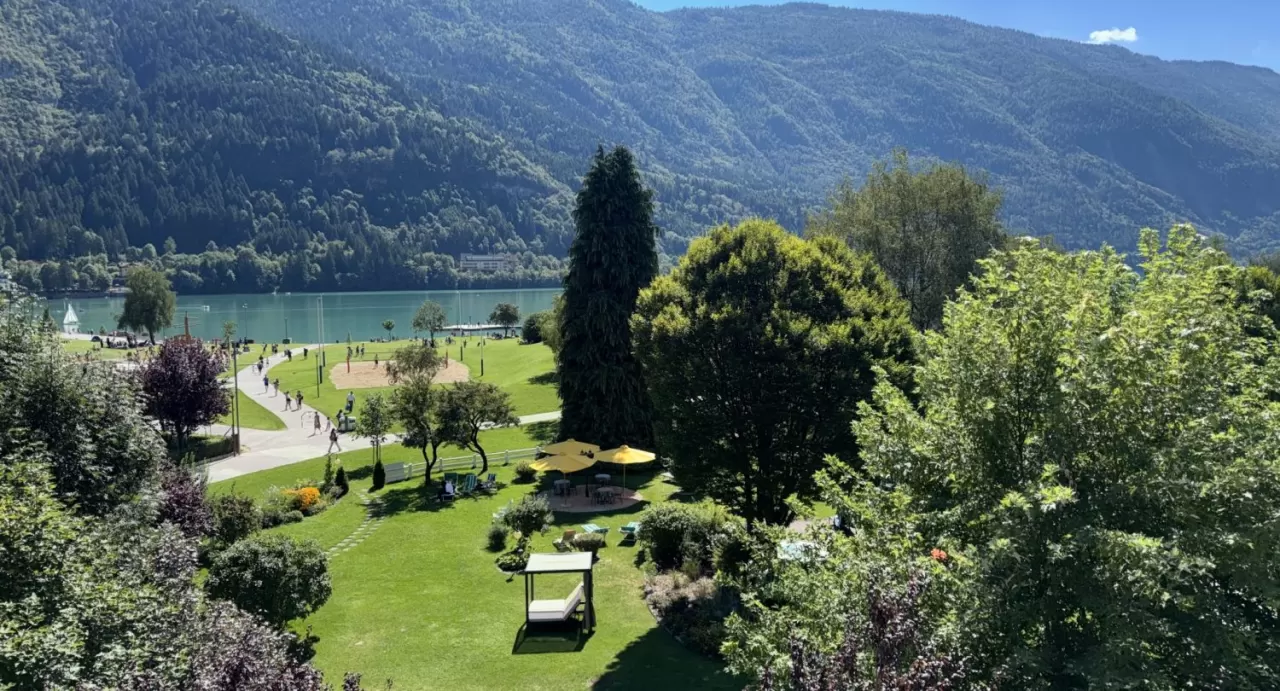 Camping Beach Lake of Molveno - Lake Molveno