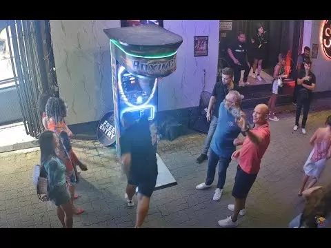 Central Chaweng Nightlife View