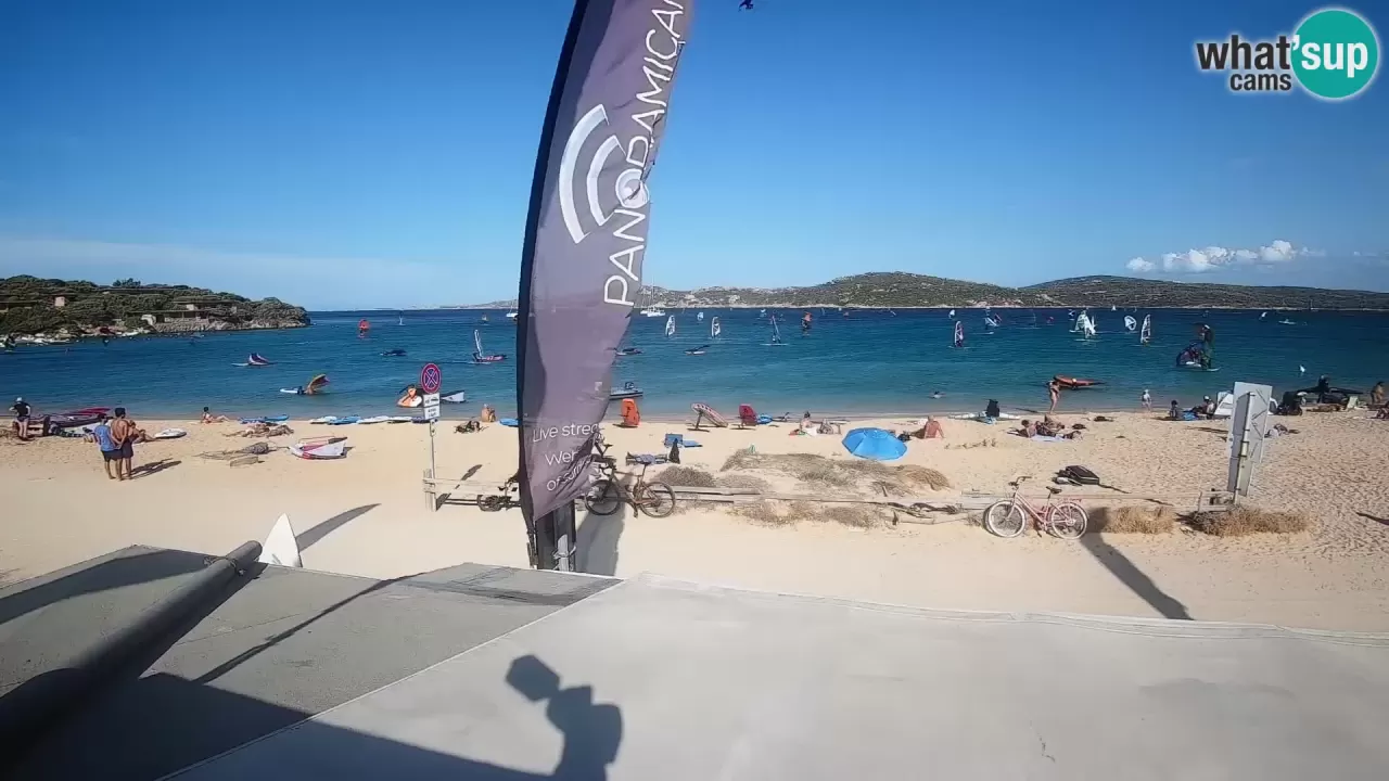 Porto Pollo Windsurfing and Kite Surfing Live Webcam - Sardinia - Italy