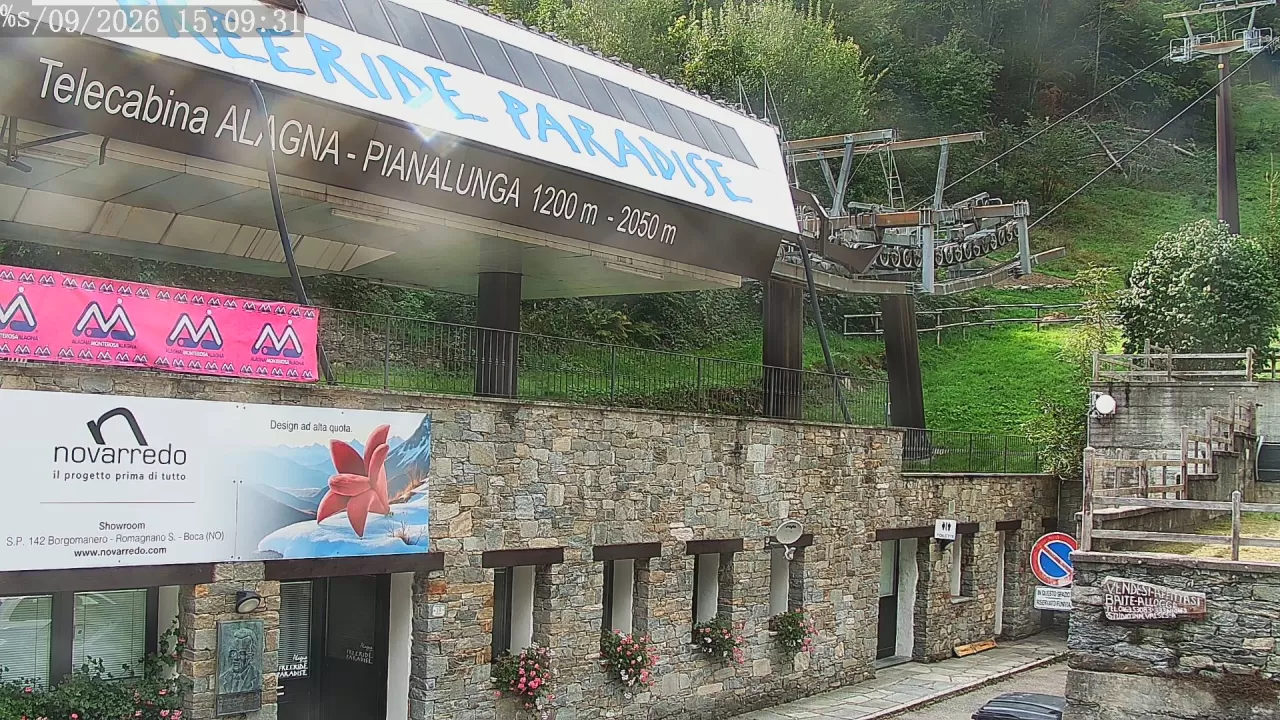 Partenza Telecabina Alagna-Pianalunga
