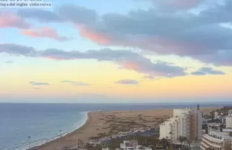 PLAYA DEL INGLES CURVA PANORAMICA