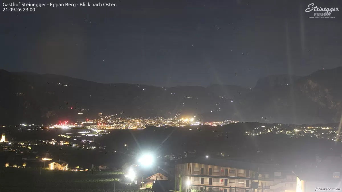 Gasthof Steinegger - Eppan Berg - Blick Nach Osten