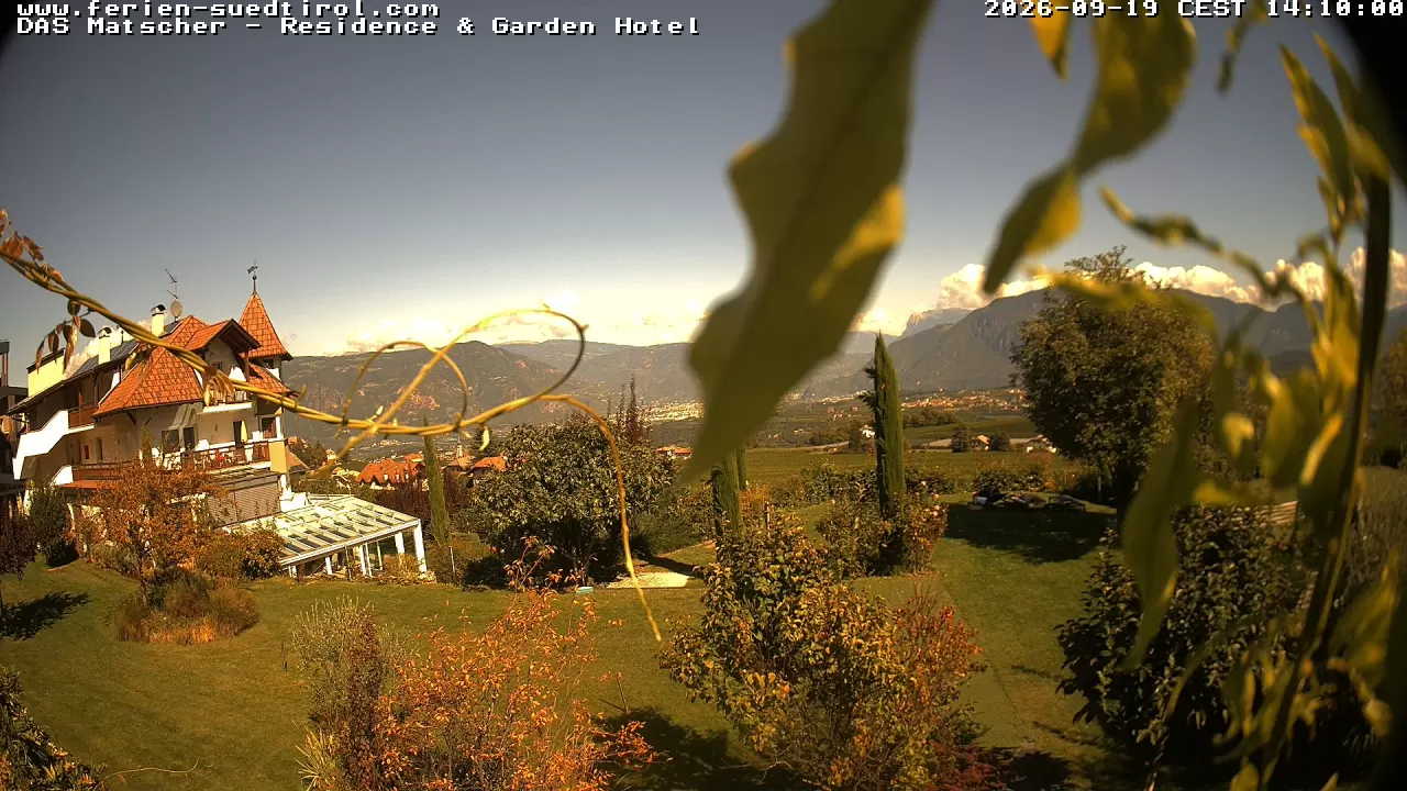 Blick Von Eppan Nach Bozen Und Auf Die Dolomiten