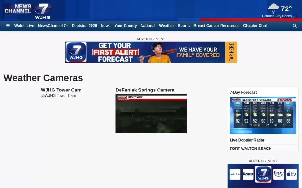 WJHG Tower Cam