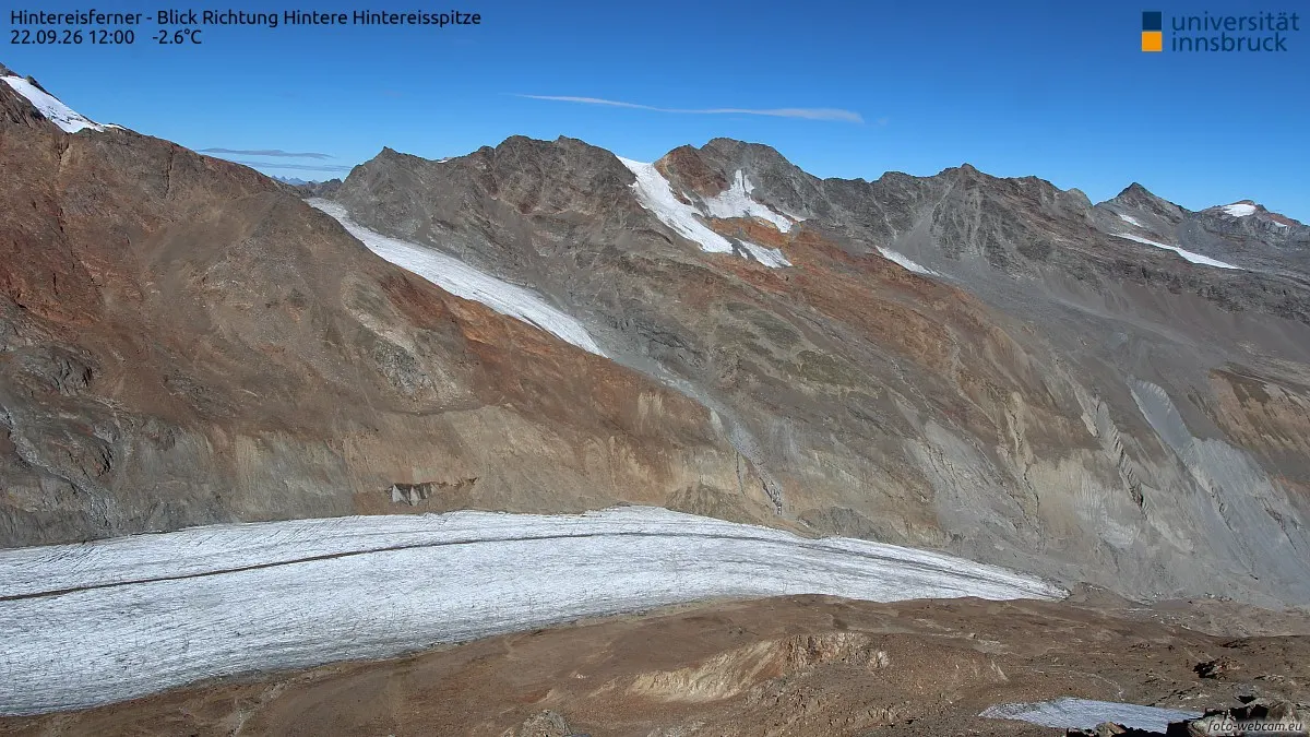 Hintereisferner - Blick Richtung Hintere Hintereisspitze