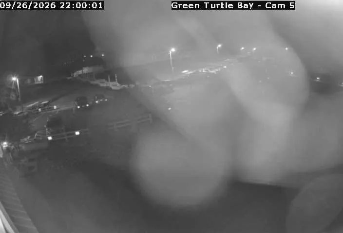 Green Turtle Bay Webcam Image of Parking Lot