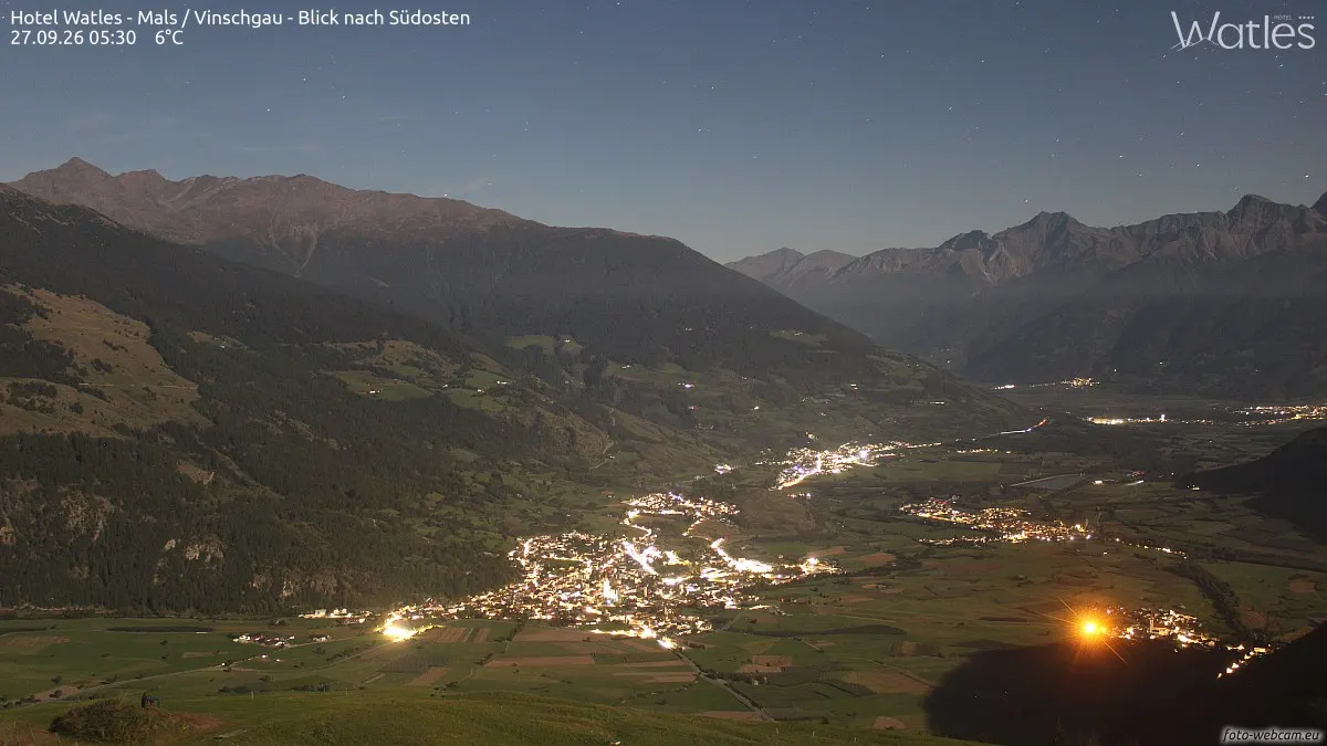 Hotel Watles - Mals - Vinschgau - Blick Nach Südosten