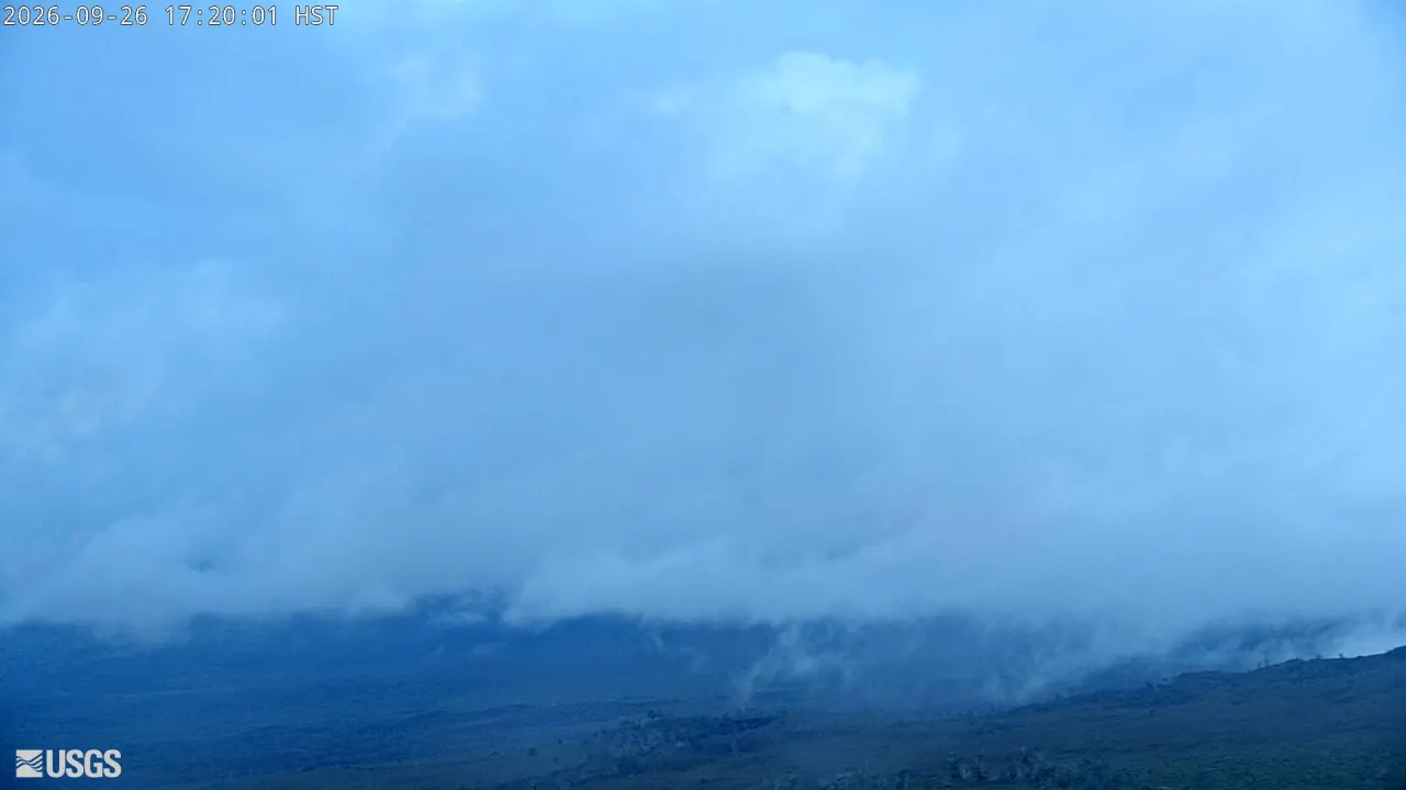 Webcam Image View of Volcano Flank