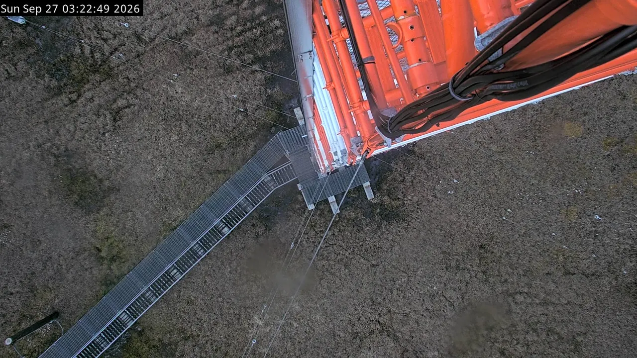 View Looking Down Tower