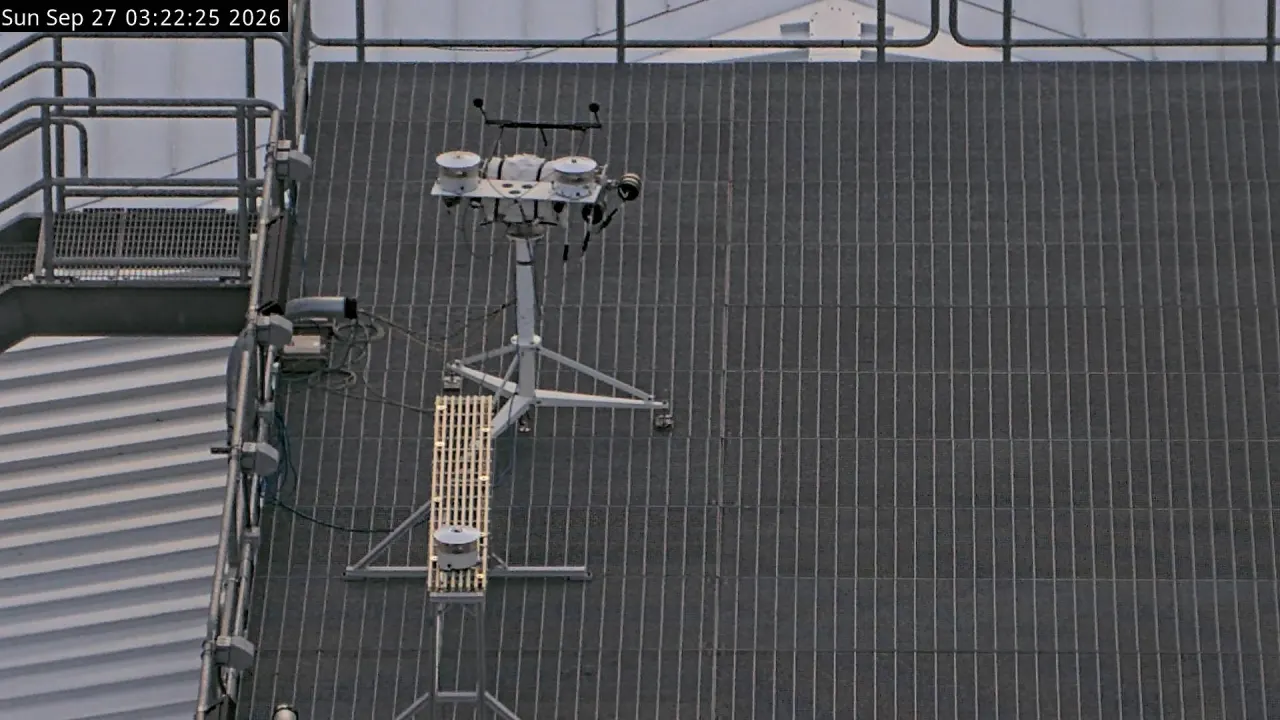 View of Solar Radiation Equipment