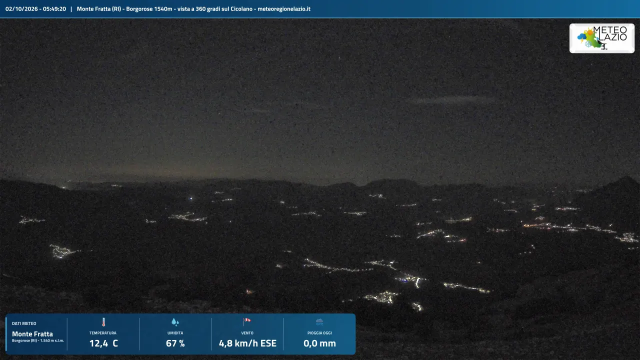 Webcam Meteo Monte Fratta