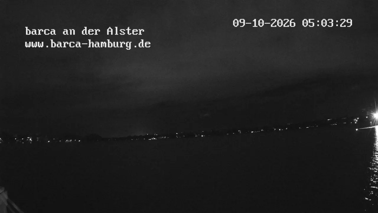 Hamburg Außenalster Barca Webcam